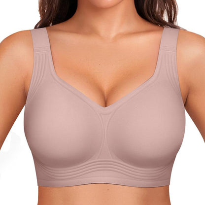 Women Wirefree Bras for Women Full Coverage No Underwire Everyday Bras Comfortable Wireless Padded Jelly Bras