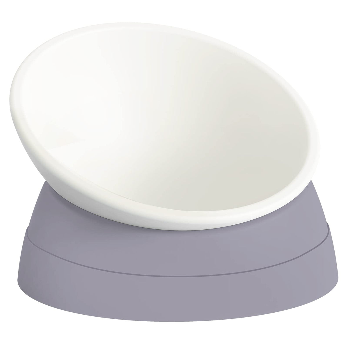 2-Pack Adjustable Tilted Cat Bowls – 17 oz