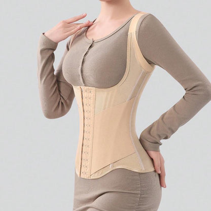 Outdoor Aerobic Waist Belt, Adjustable Hook Buckle, High-Efficiency Abdominal Support, Comfortable Fit.