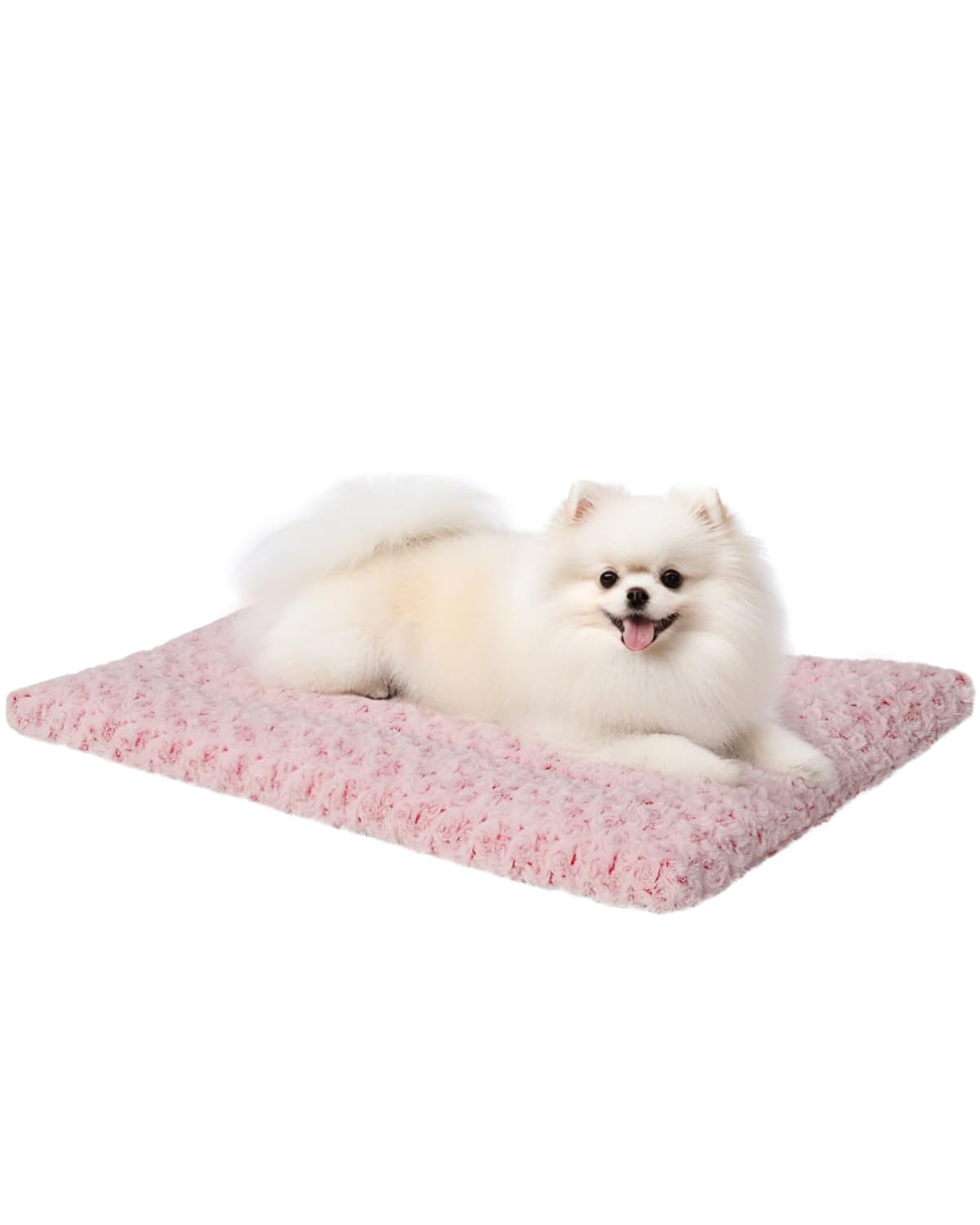 36" x 23" Washable Dog Bed Mat – Soft Plush Crate Pad for Medium Dogs