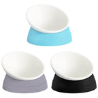 2-Pack Adjustable Tilted Cat Bowls – 17 oz
