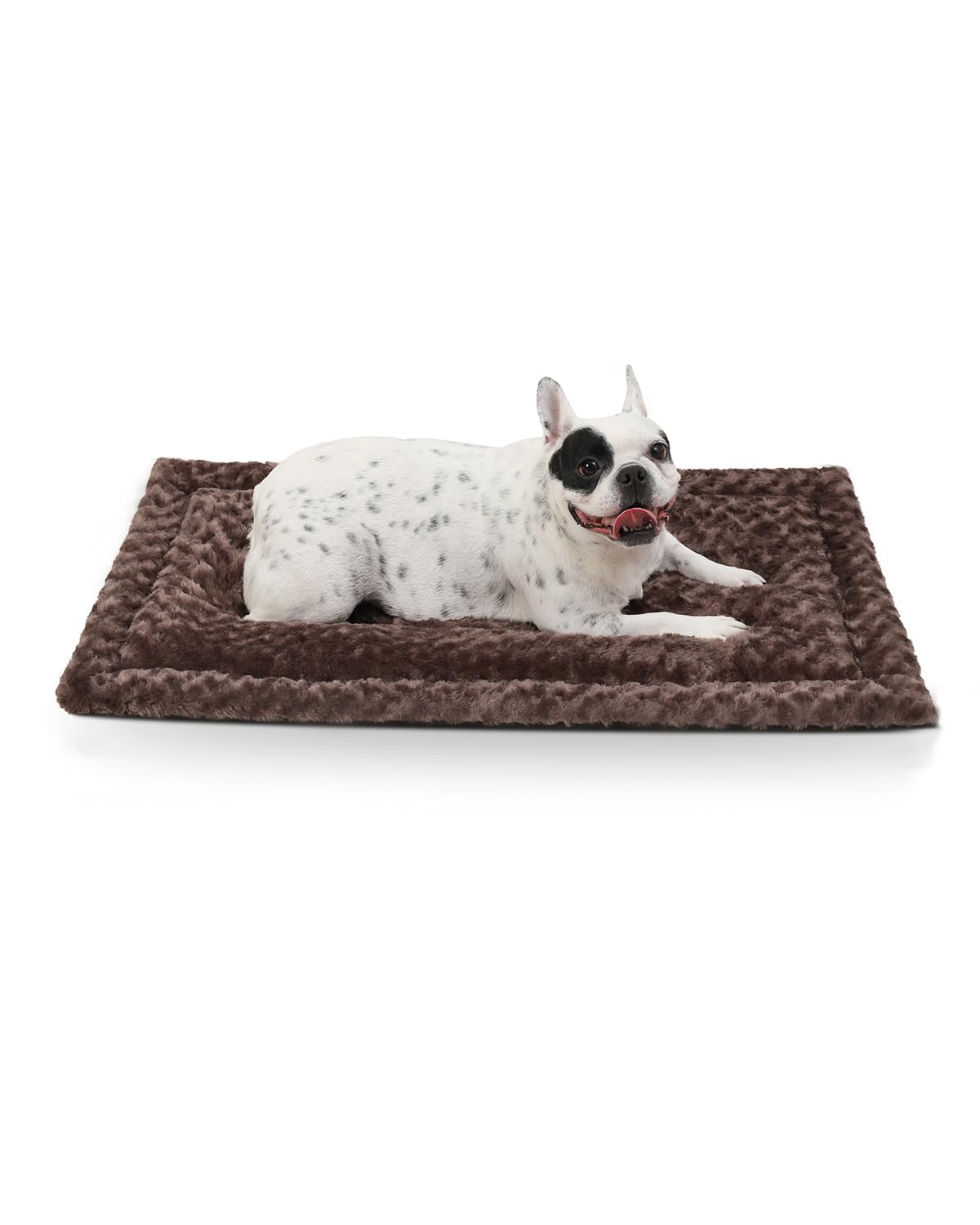 36" x 23" Washable Dog Bed Mat – Soft Plush Crate Pad for Medium Dogs