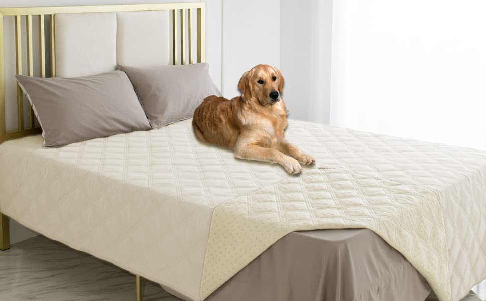 Reversible Quilted Pet Furniture Cover