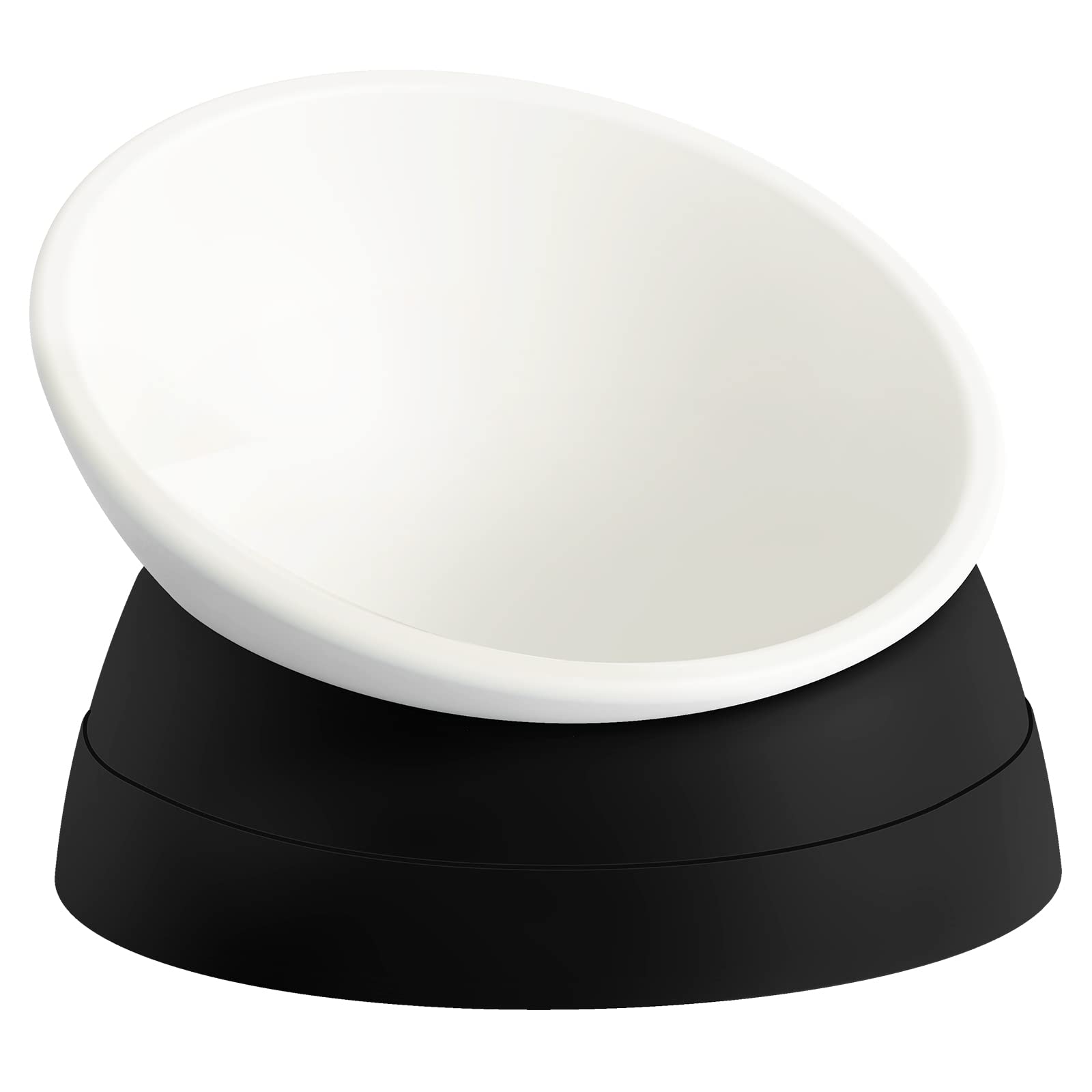 2-Pack Adjustable Tilted Cat Bowls – 17 oz