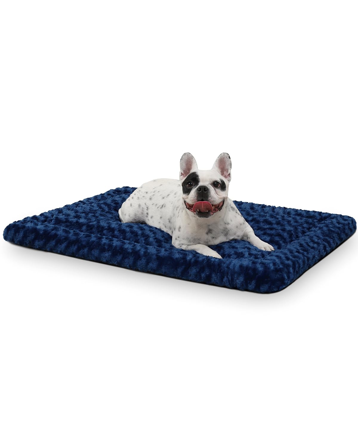 36" x 23" Washable Dog Bed Mat – Soft Plush Crate Pad for Medium Dogs
