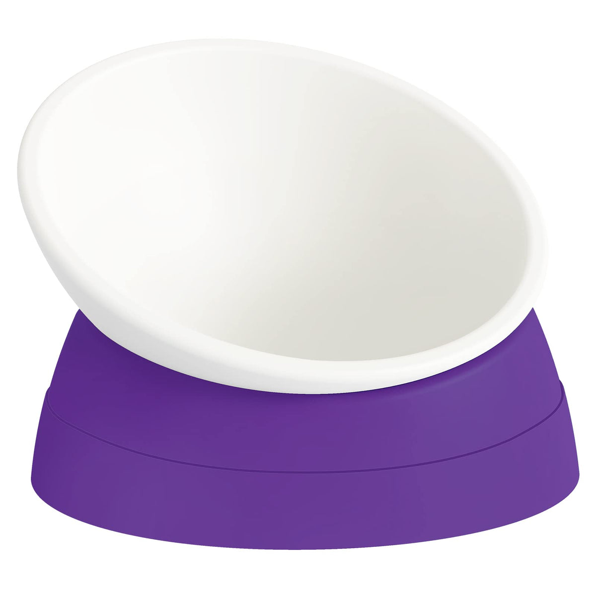 2-Pack Adjustable Tilted Cat Bowls – 17 oz