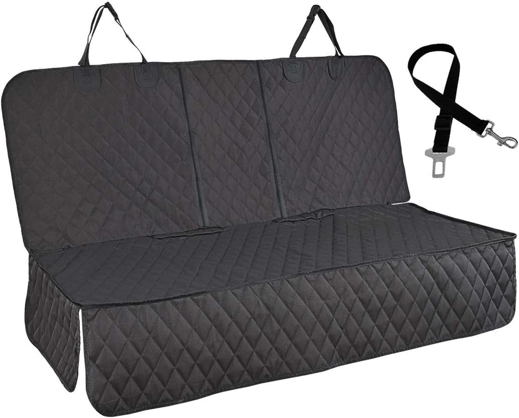 Water-Resistant Dog Car Seat Cover with Side Flaps for Cars and SUVs