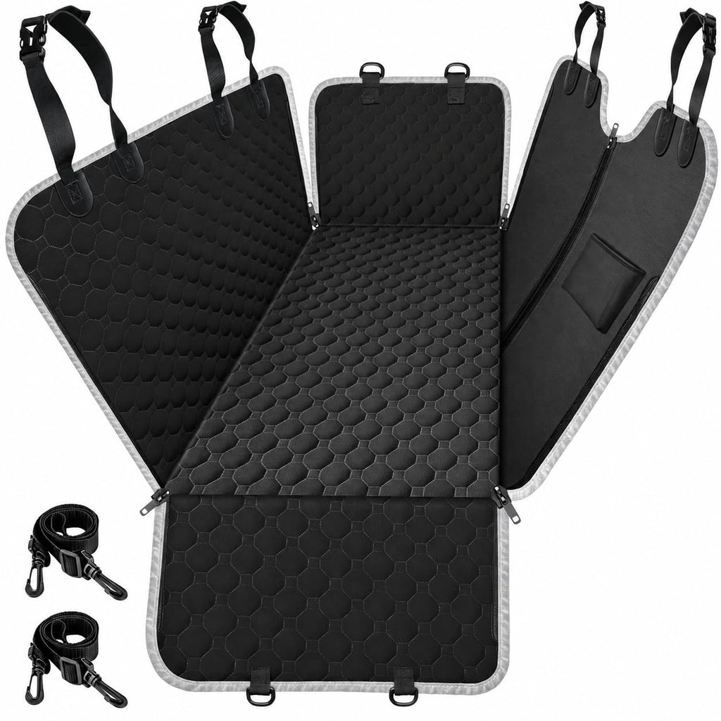 Dog Car Seat Cover for Back Seat, Waterproof Dog Hammock for Car
