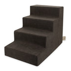 4-Step Dog Stairs for Small Dogs & Cats – 18" Foam Pet Steps for Bed & Couch
