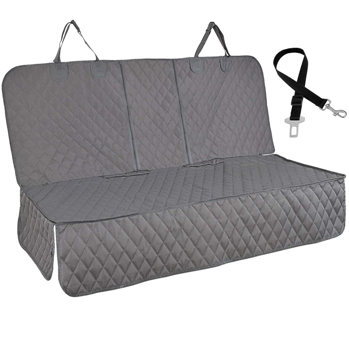Water-Resistant Dog Car Seat Cover with Side Flaps for Cars and SUVs