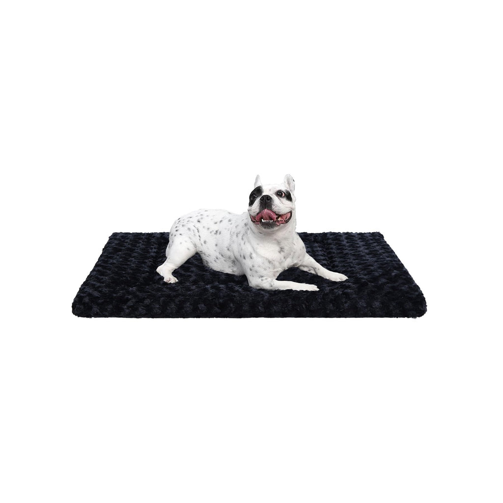 36" x 23" Washable Dog Bed Mat – Soft Plush Crate Pad for Medium Dogs