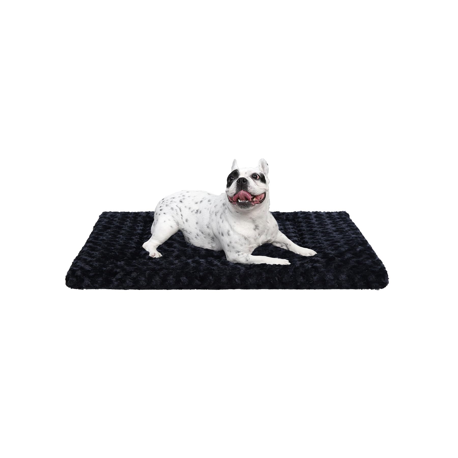 36" x 23" Washable Dog Bed Mat – Soft Plush Crate Pad for Medium Dogs