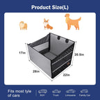 Dog Car Seat Hammock with Mesh Window
