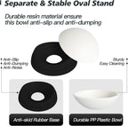 2-Pack Adjustable Tilted Cat Bowls – 17 oz