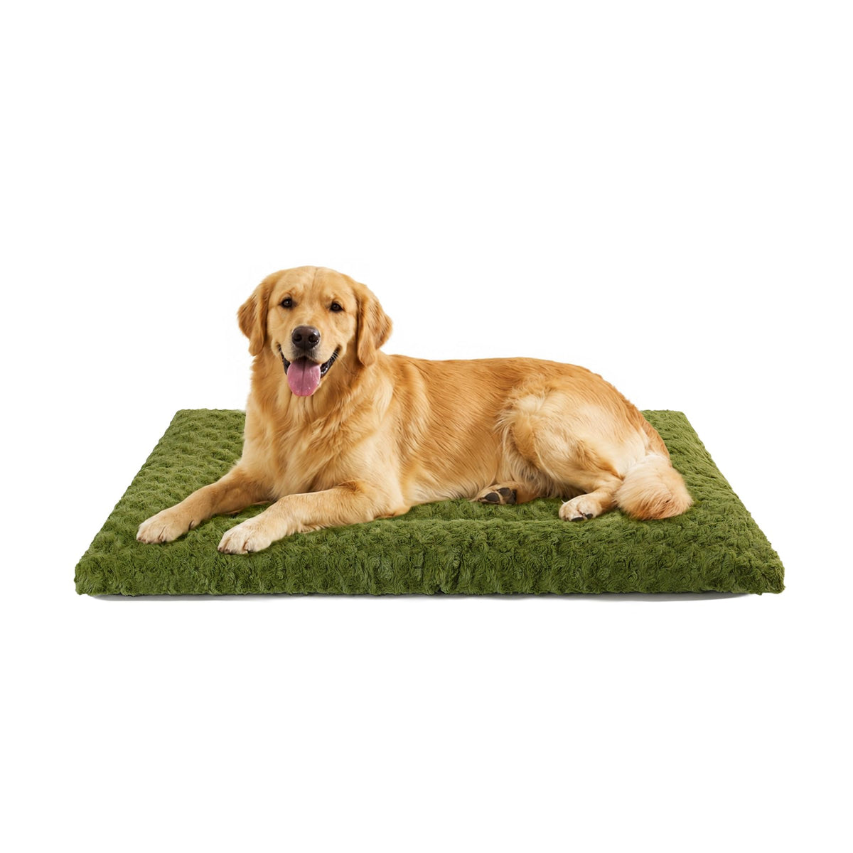 36" x 23" Washable Dog Bed Mat – Soft Plush Crate Pad for Medium Dogs
