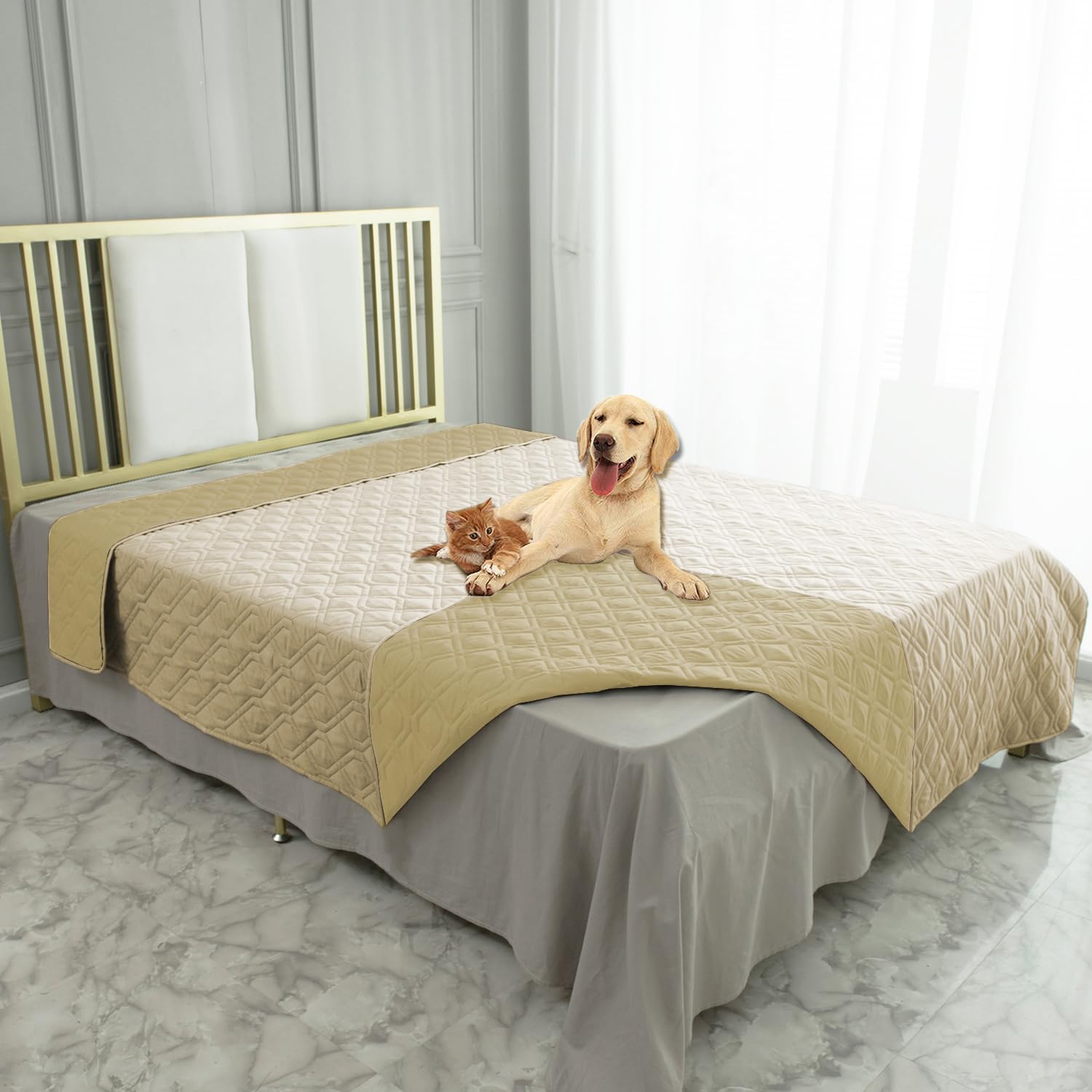 Reversible Pet Blanket for Furniture & Beds