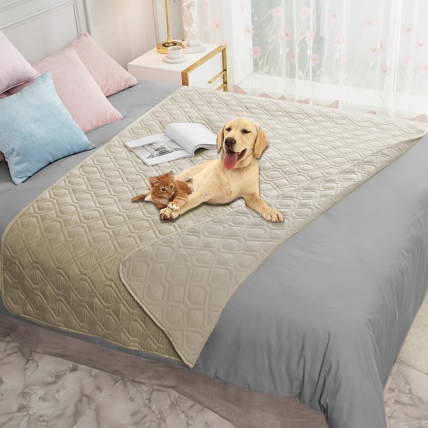 Reversible Pet Blanket for Furniture & Beds