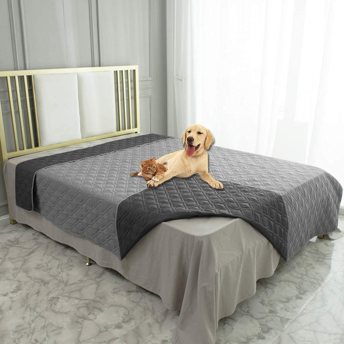 Reversible Pet Blanket for Furniture & Beds