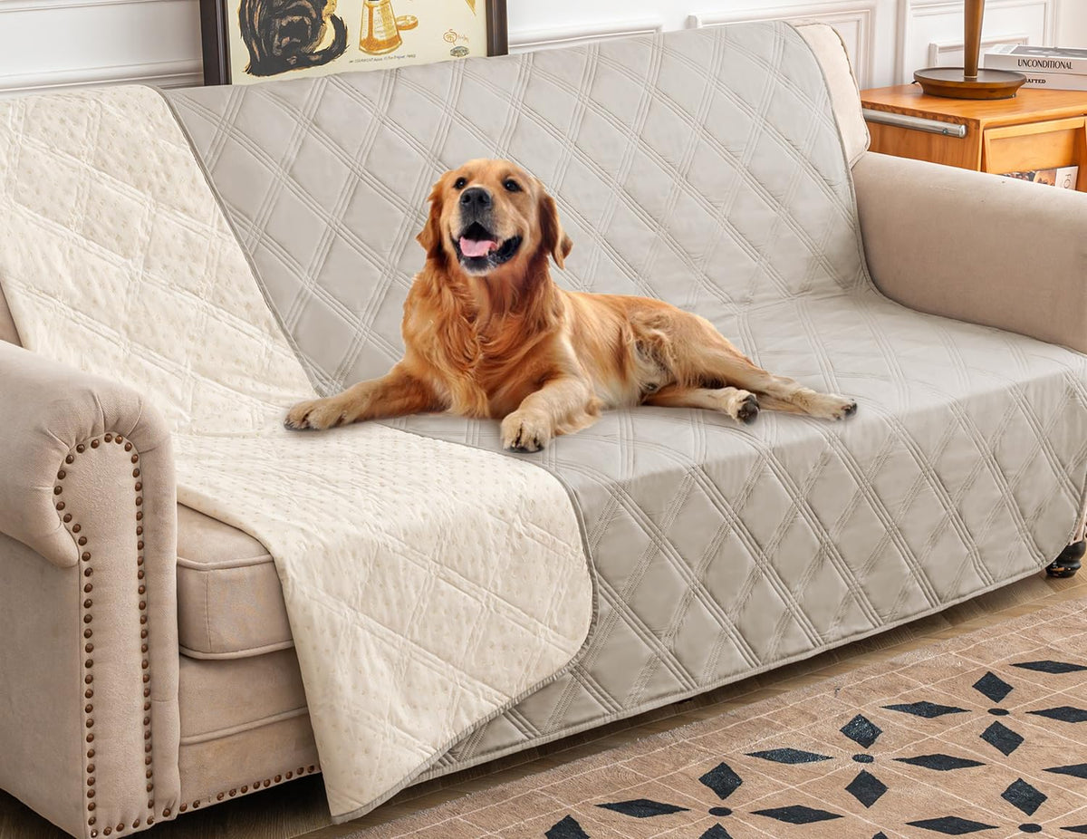 Reversible Quilted Pet Furniture Cover