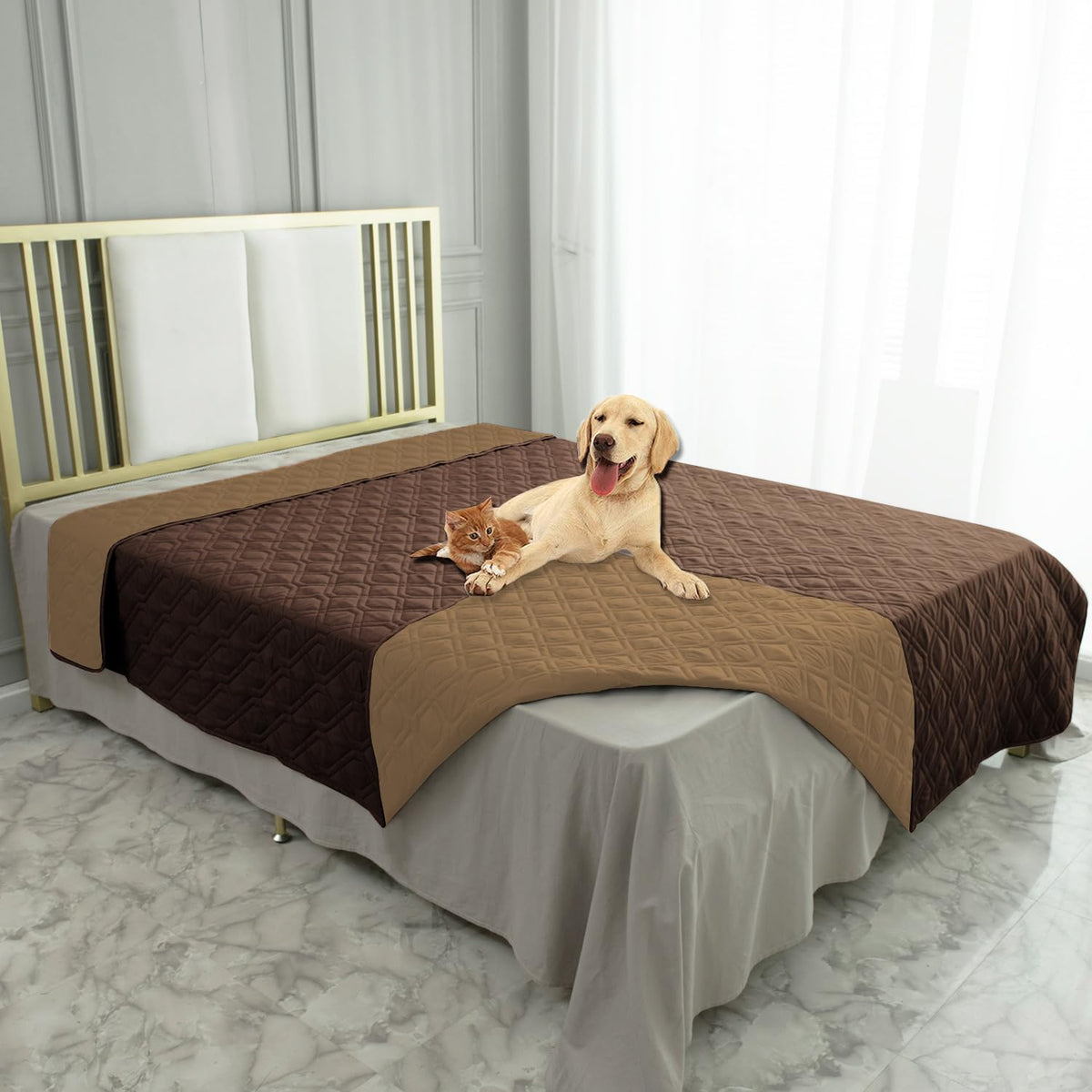 Reversible Pet Blanket for Furniture & Beds
