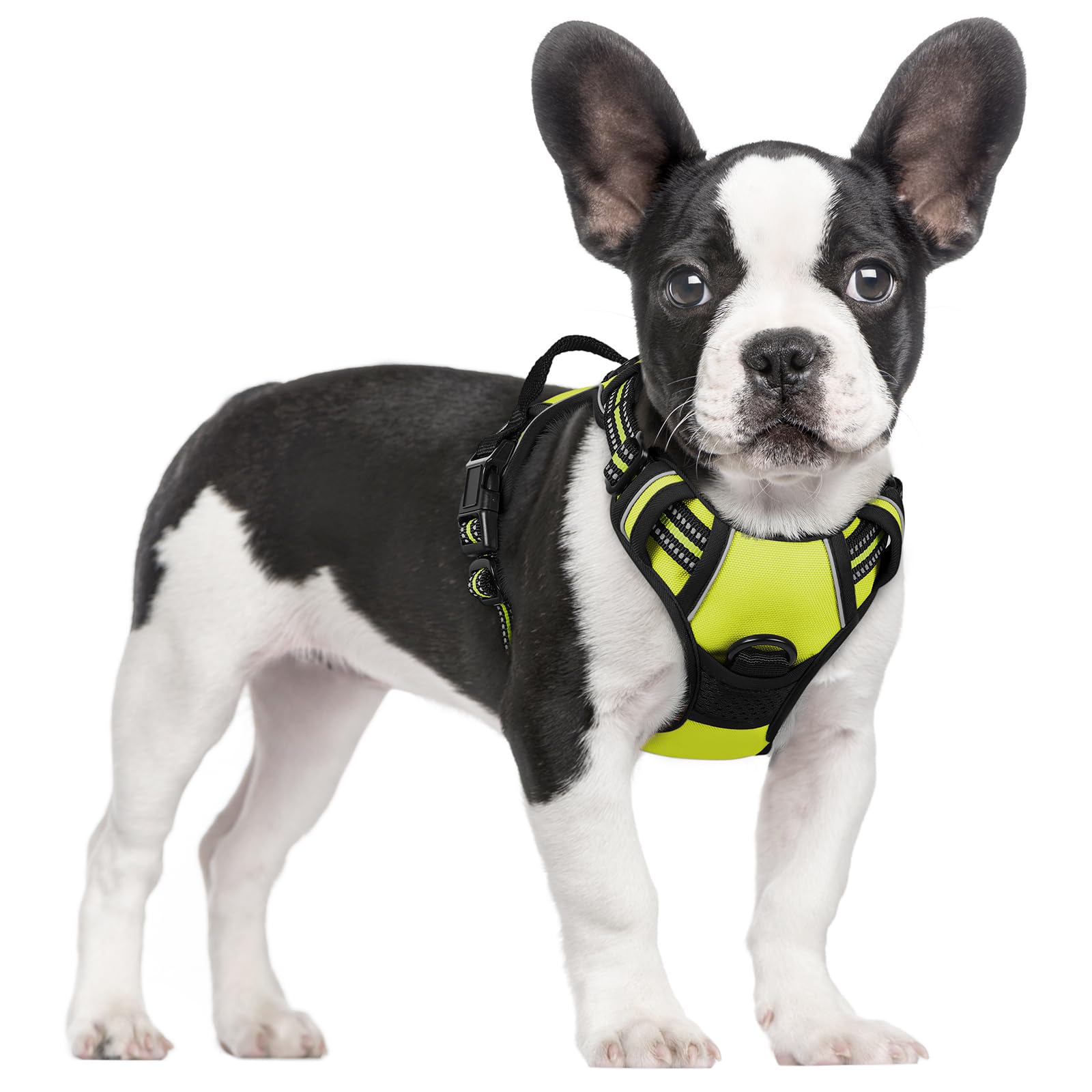 No Pull Dog Harness for Large Dogs – Adjustable Pet Vest with 2 Leash Clips