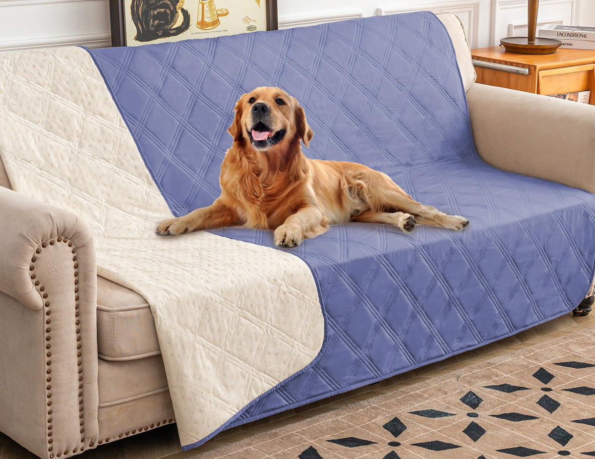 Reversible Quilted Pet Furniture Cover