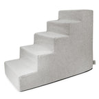 4-Step Dog Stairs for Small Dogs & Cats – 18" Foam Pet Steps for Bed & Couch