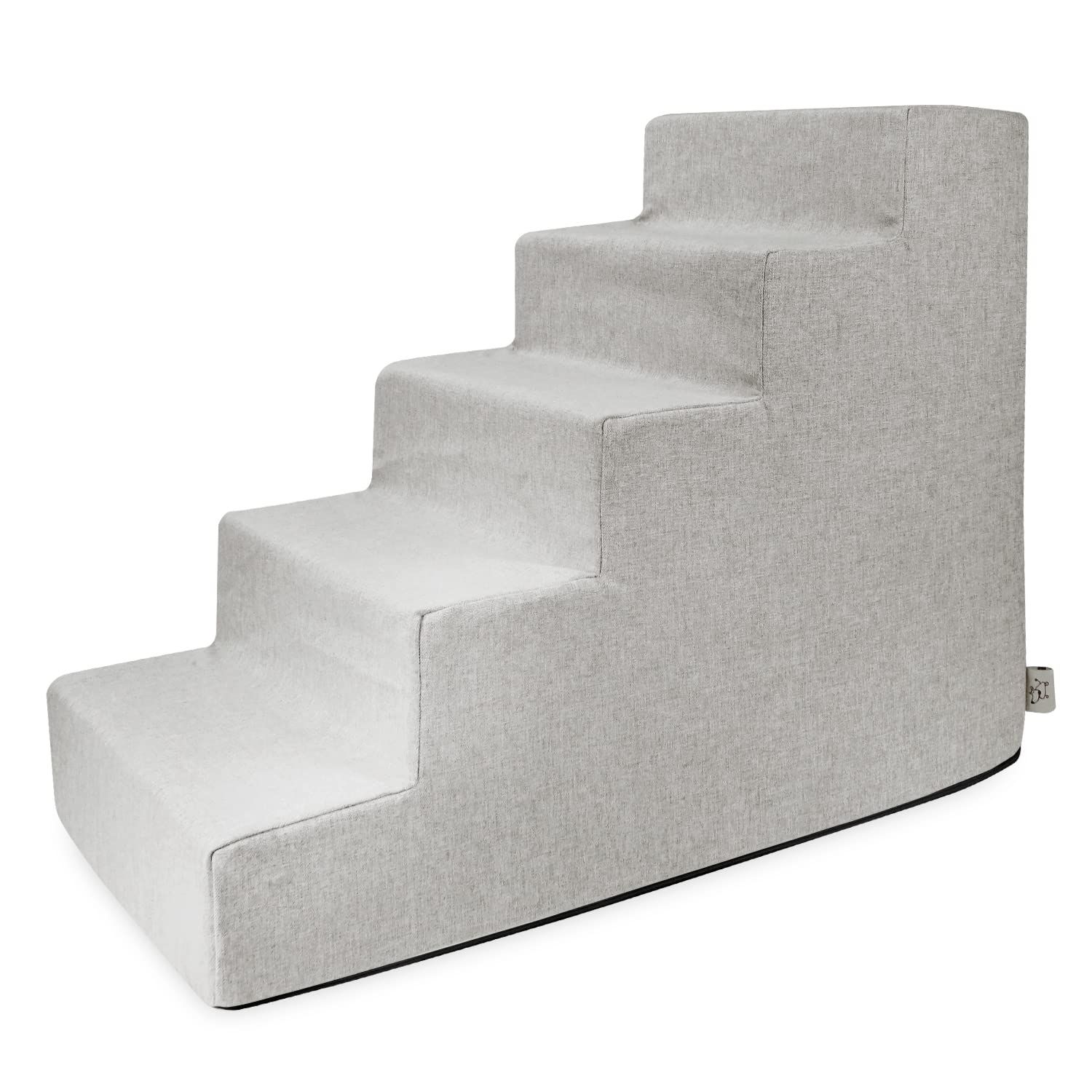 4-Step Dog Stairs for Small Dogs & Cats – 18" Foam Pet Steps for Bed & Couch