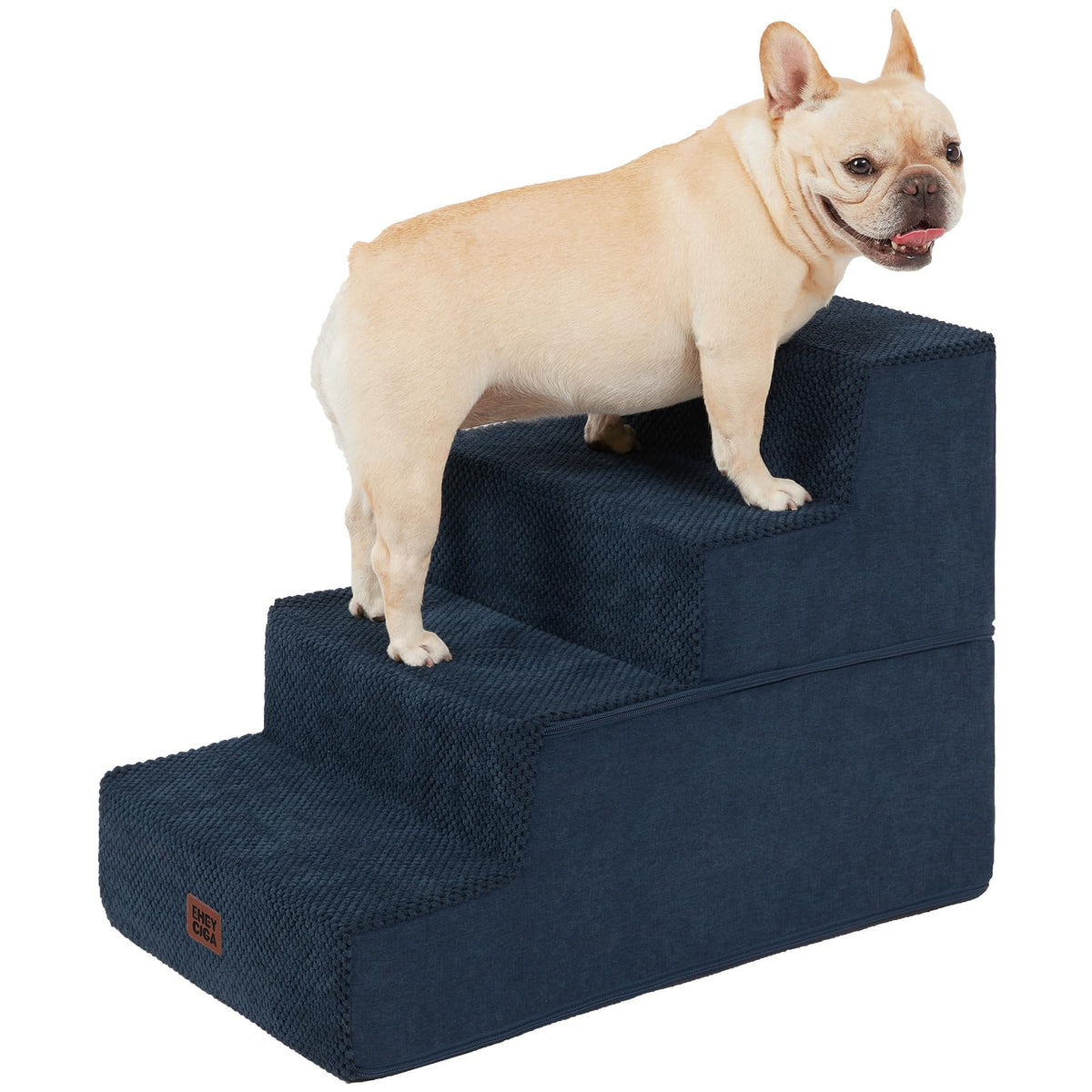 4-Step Dog Stairs for Bed – 18" Pet Steps for Small Dogs & Cats