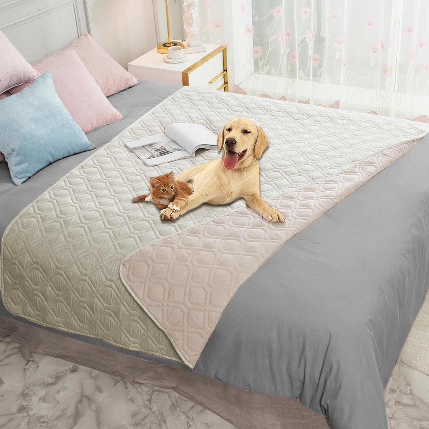 Reversible Pet Blanket for Furniture & Beds