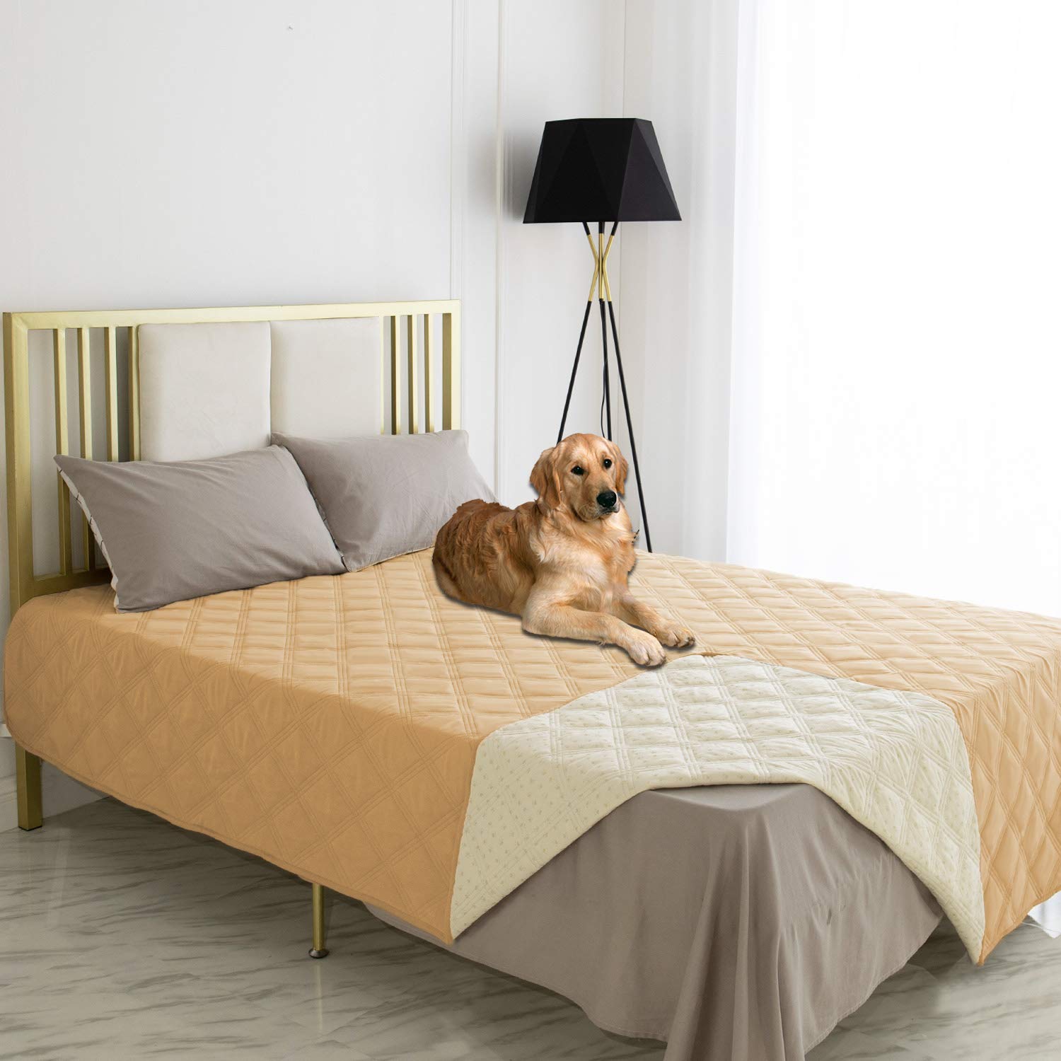 Reversible Quilted Pet Furniture Cover
