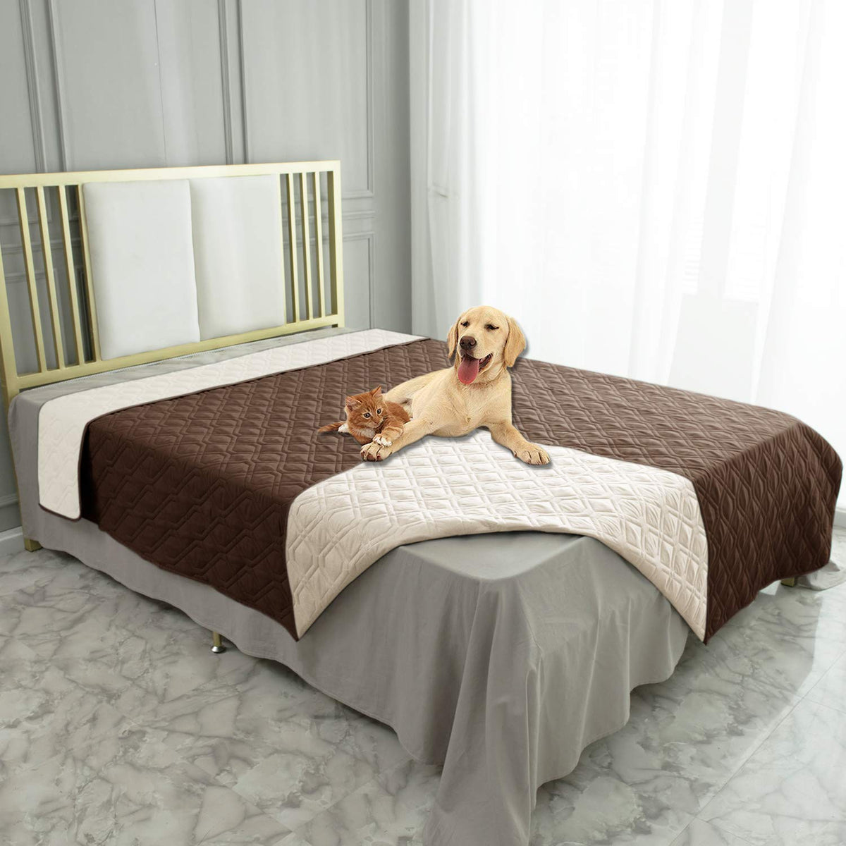 Reversible Pet Blanket for Furniture & Beds