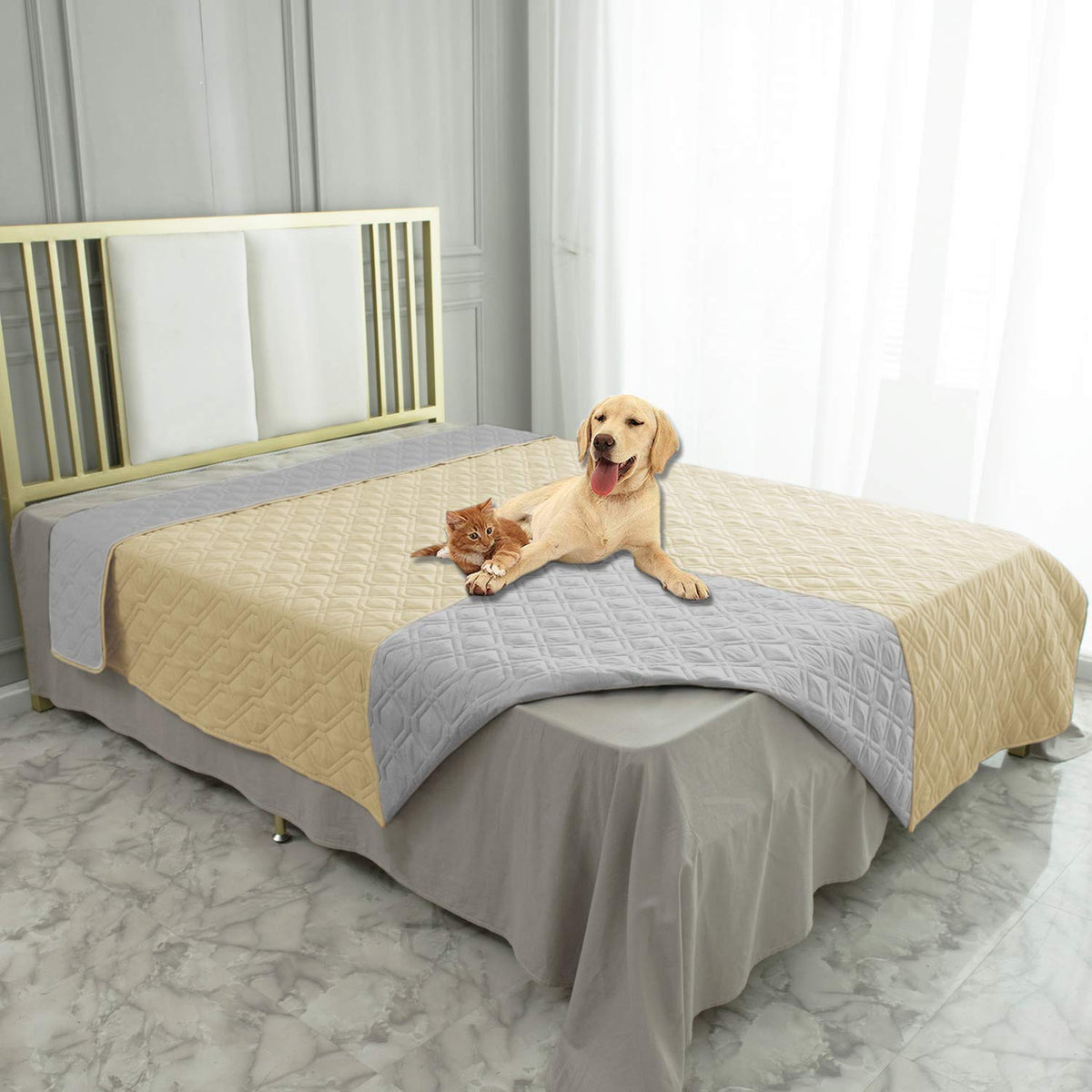 Reversible Pet Blanket for Furniture & Beds