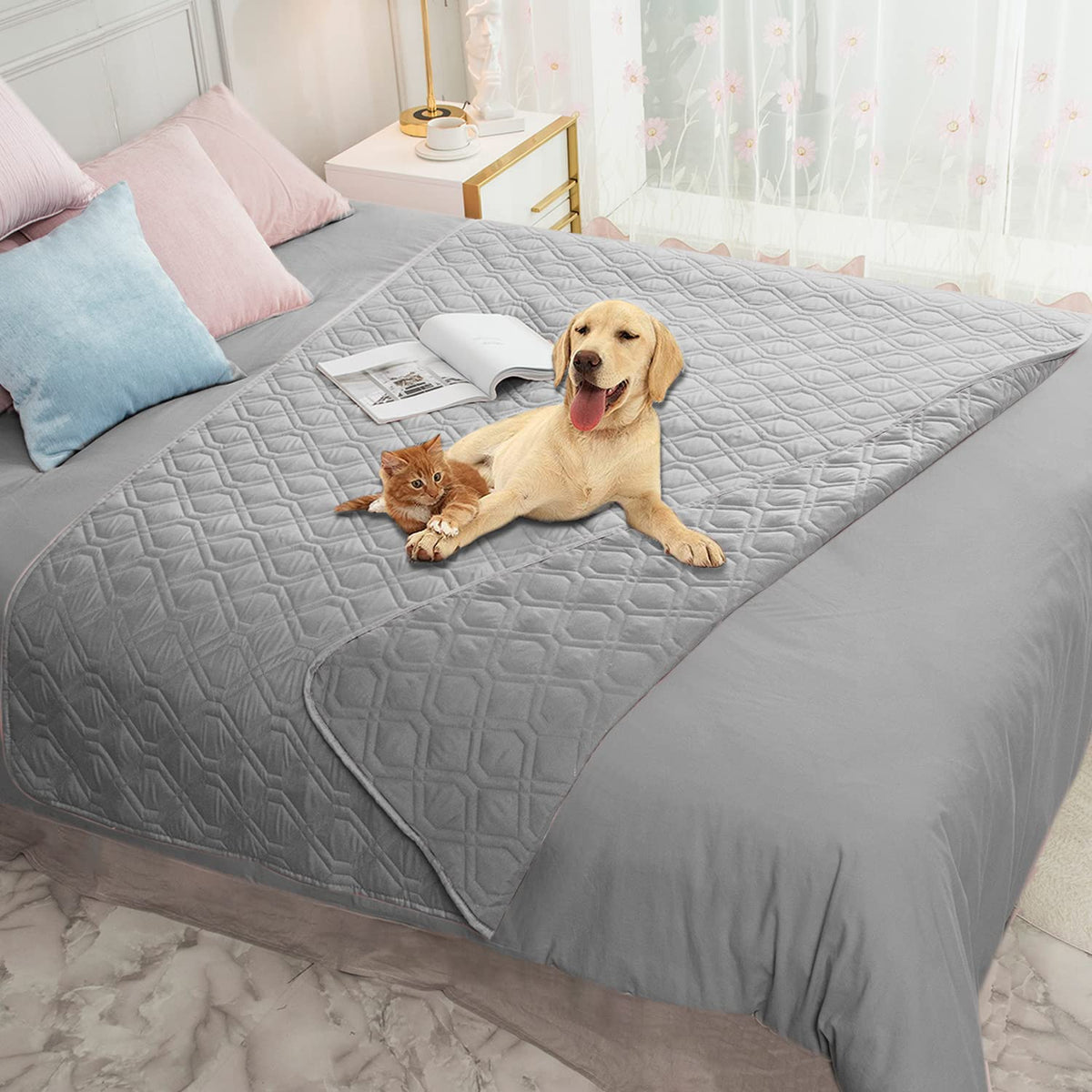 Reversible Pet Blanket for Furniture & Beds