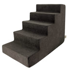 4-Step Dog Stairs for Small Dogs & Cats – 18" Foam Pet Steps for Bed & Couch