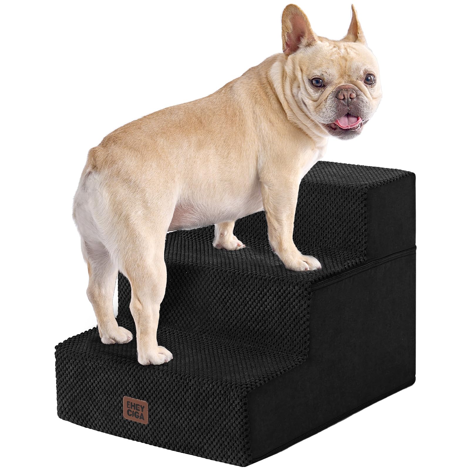 4-Step Dog Stairs for Bed – 18" Pet Steps for Small Dogs & Cats