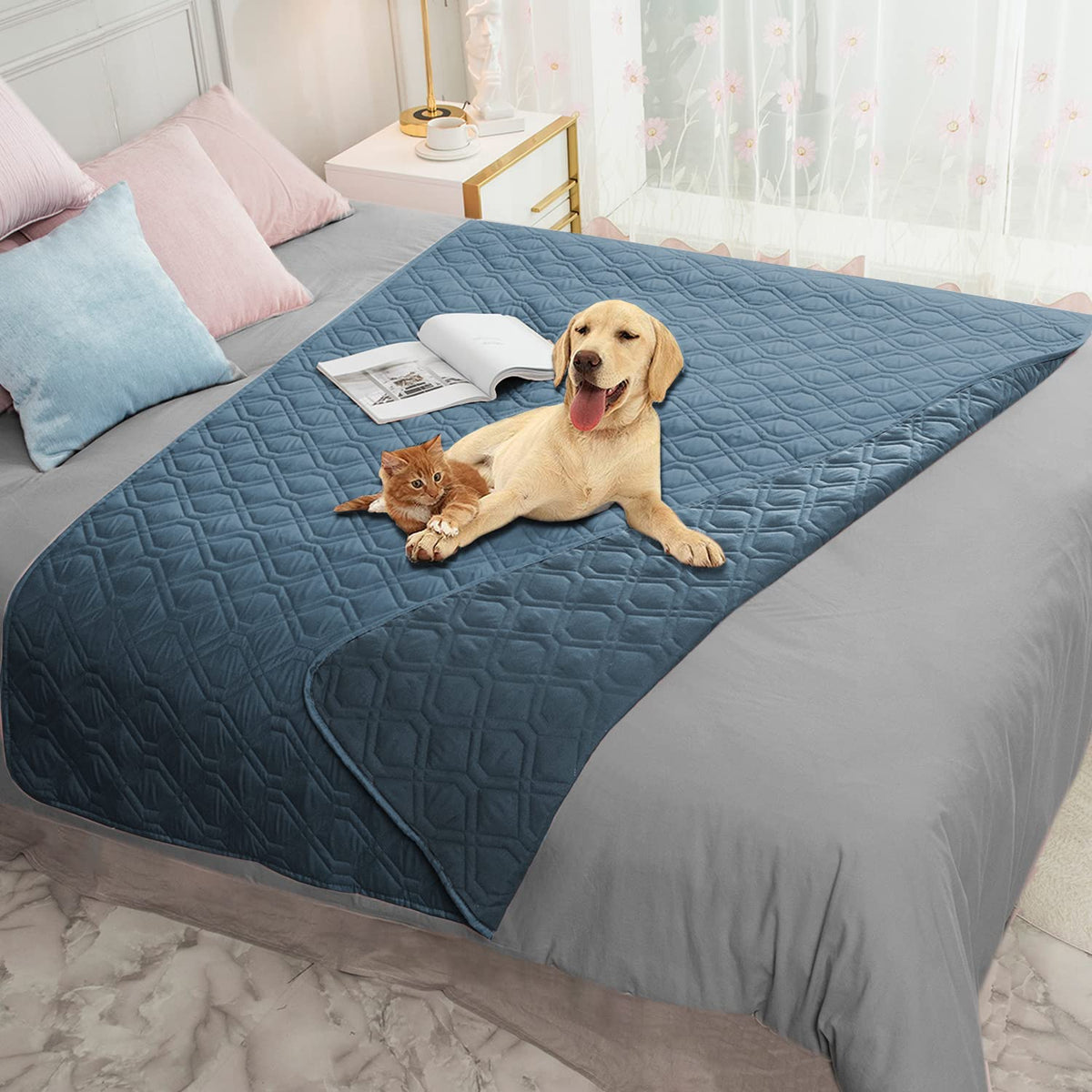 Reversible Pet Blanket for Furniture & Beds