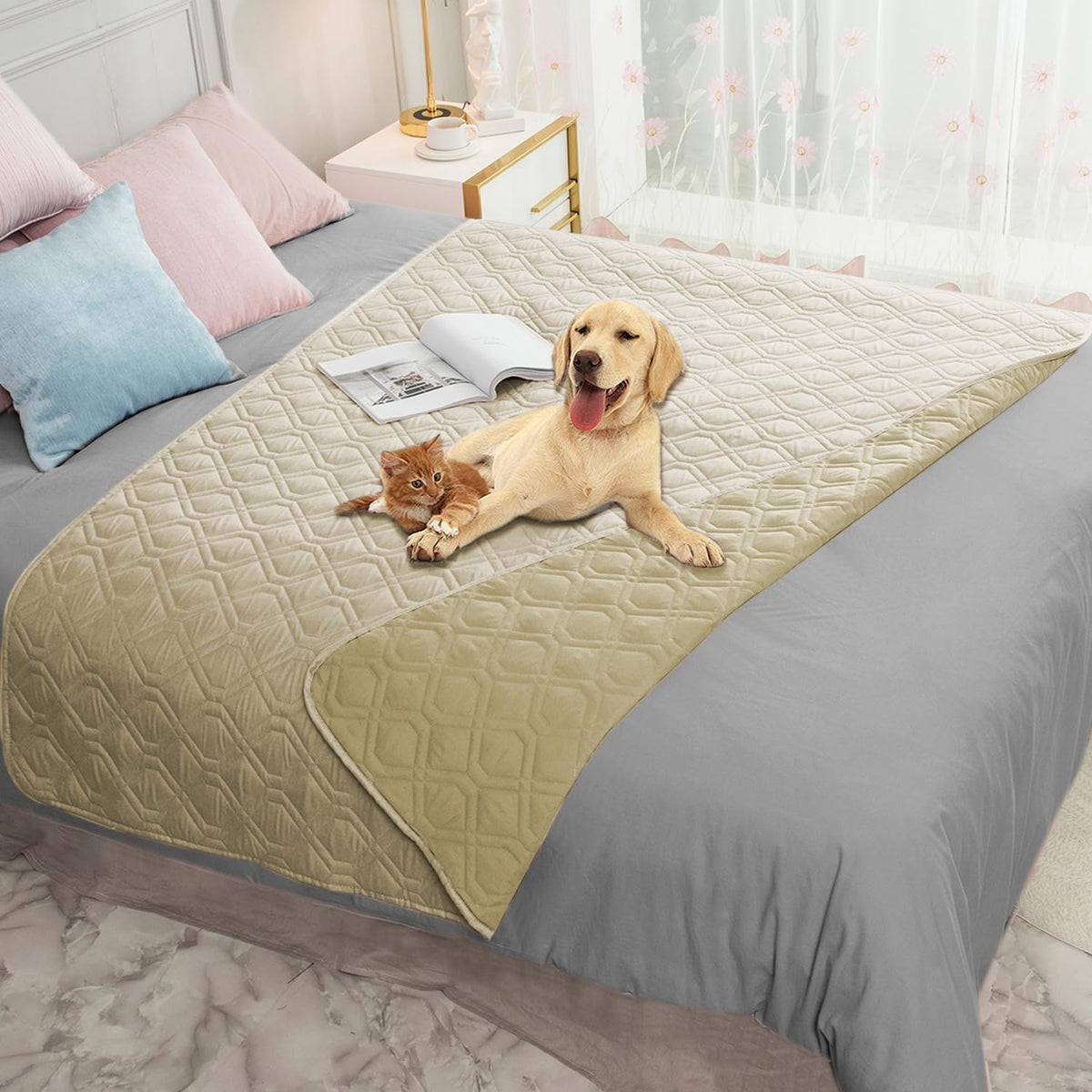 Reversible Pet Blanket for Furniture & Beds