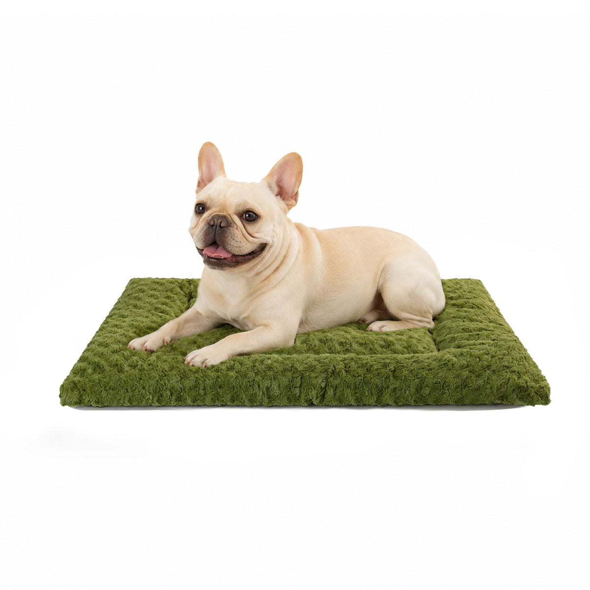 36" x 23" Washable Dog Bed Mat – Soft Plush Crate Pad for Medium Dogs