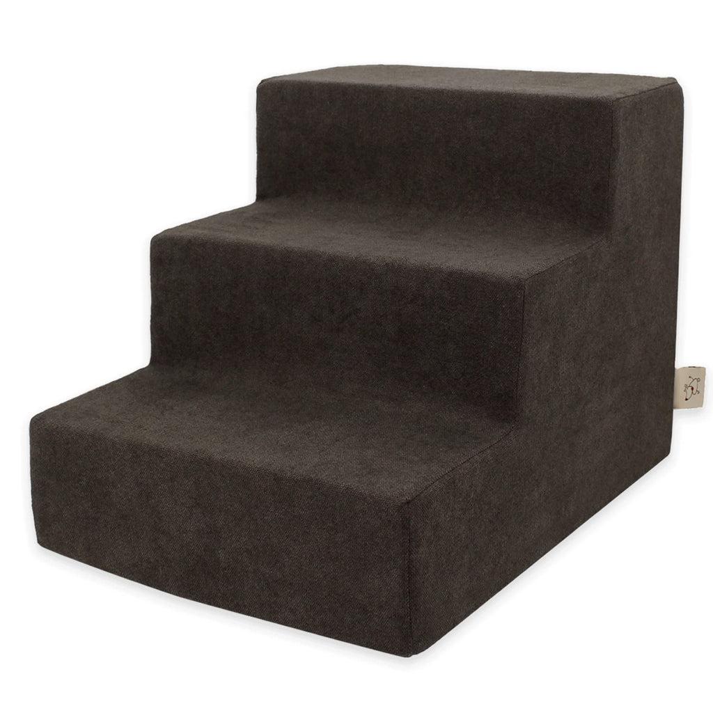4-Step Dog Stairs for Small Dogs & Cats – 18" Foam Pet Steps for Bed & Couch