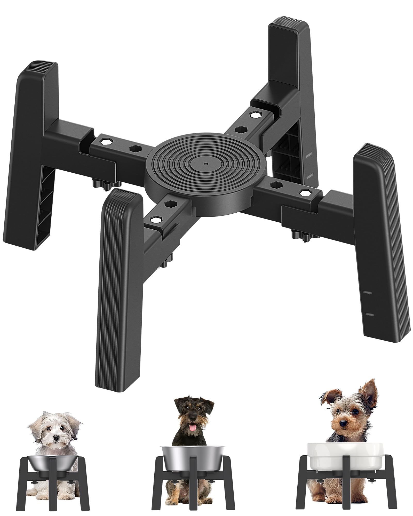 Adjustable Pet Bowl Stand – Height & Width Adjustable