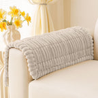 Plush Ribbed Pet Couch Cover