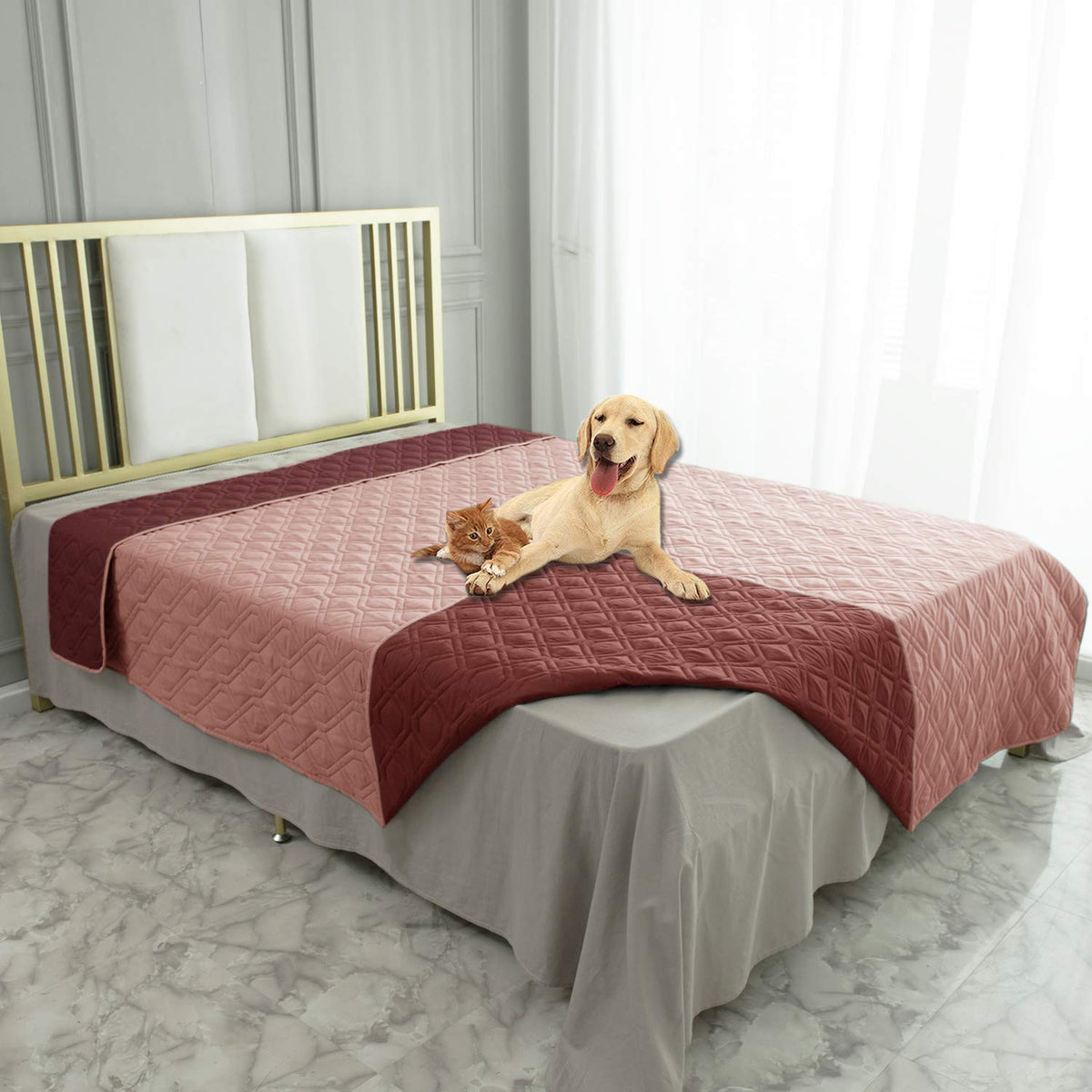 Reversible Pet Blanket for Furniture & Beds