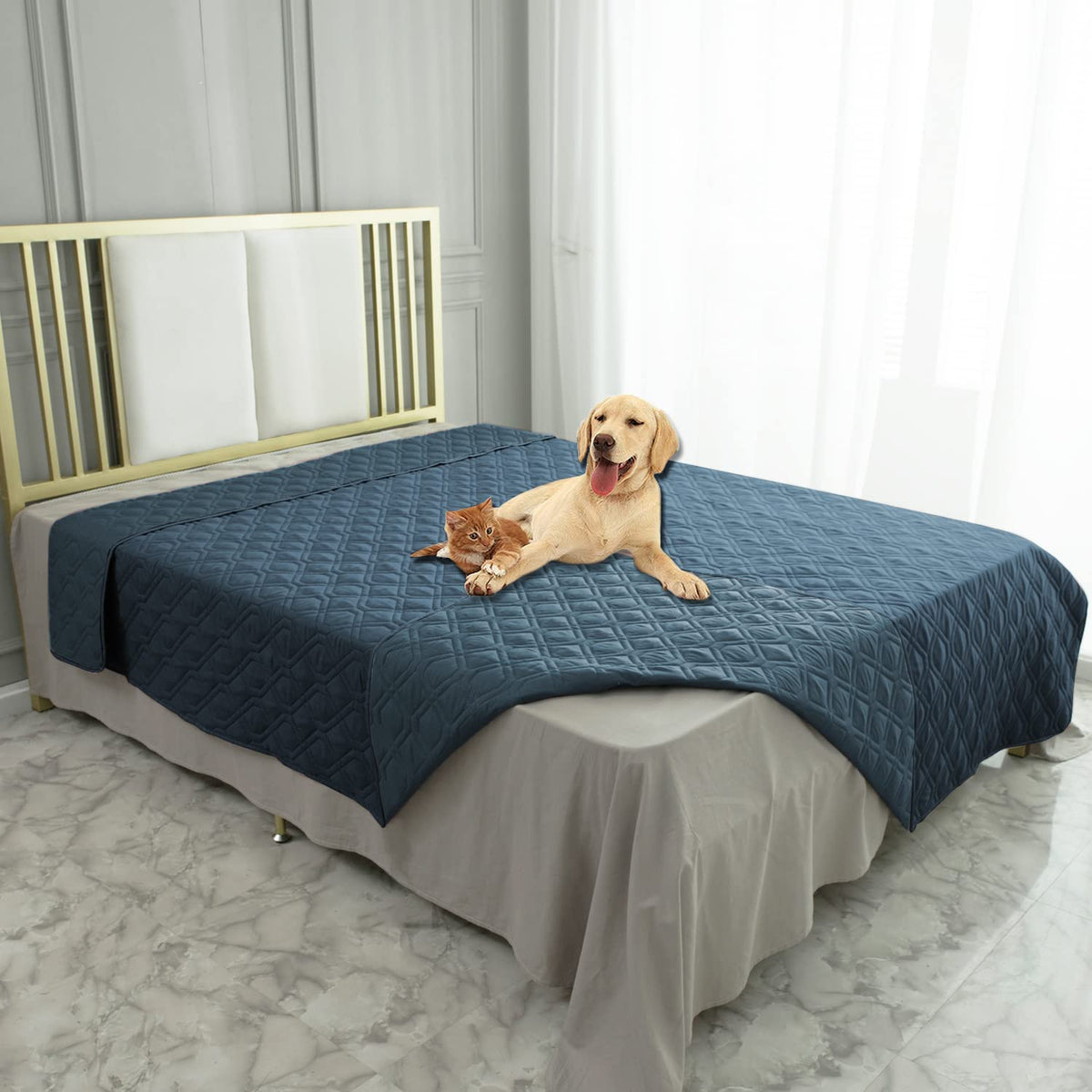 Reversible Pet Blanket for Furniture & Beds
