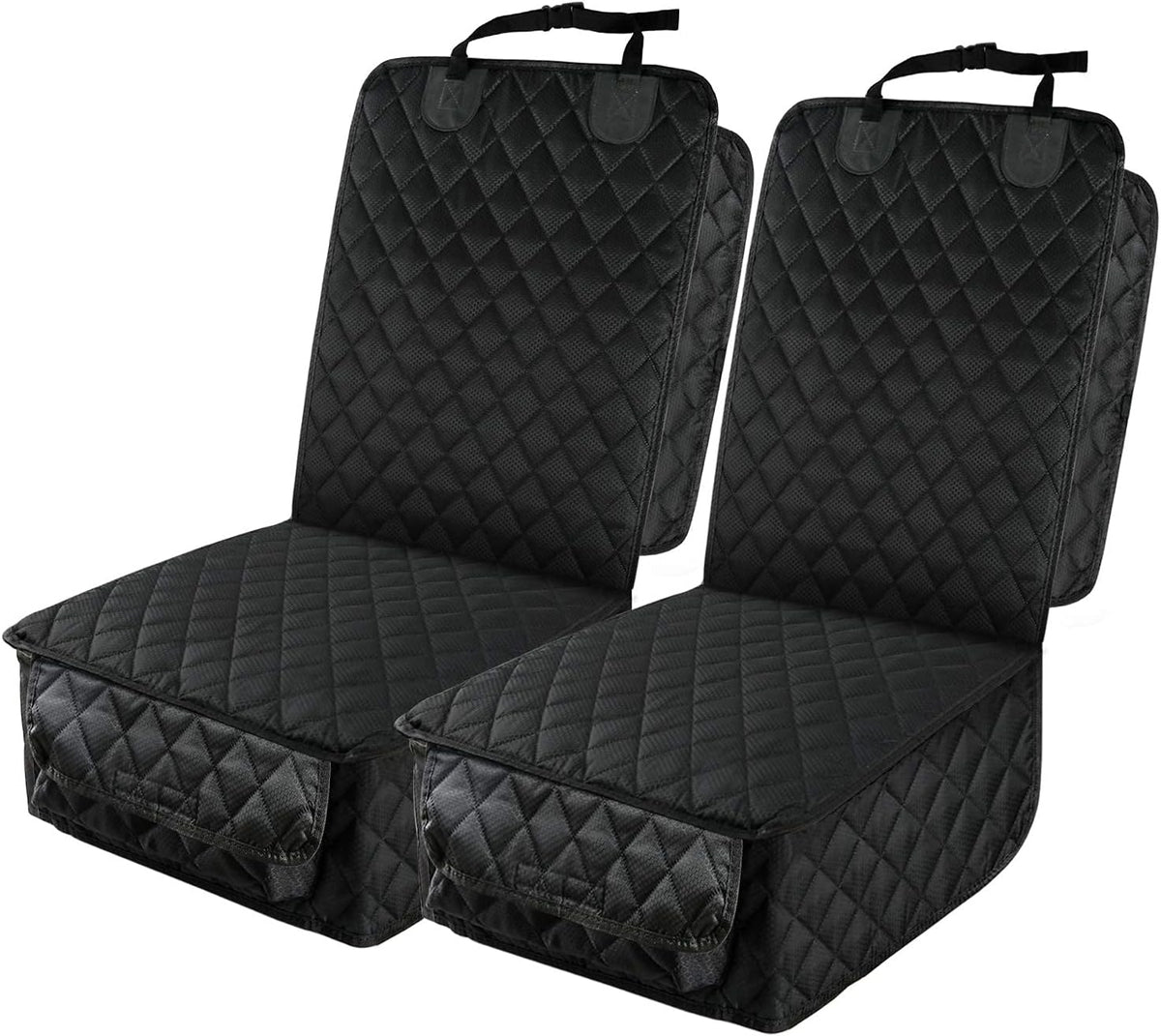Waterproof Front Seat Pet Car Cover, 2 Pack, Dog Seat Protector for Hair, Dirt & Spills