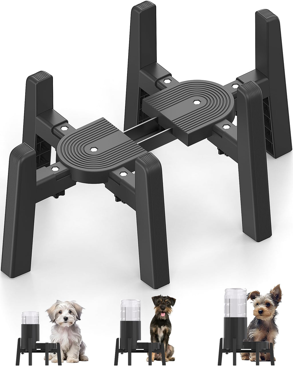 Adjustable Pet Bowl Stand – Height & Width Adjustable