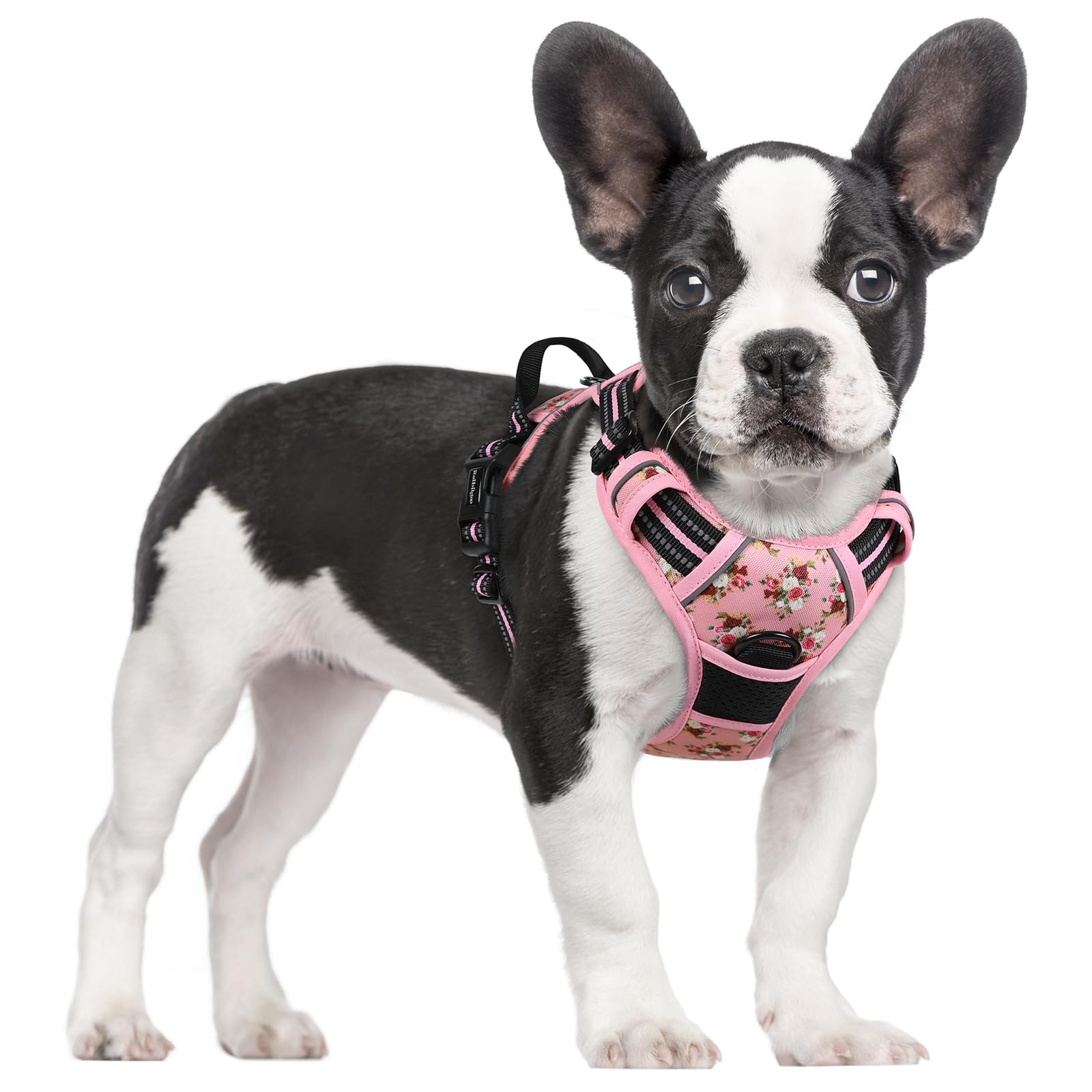 No Pull Dog Harness for Large Dogs – Adjustable Pet Vest with 2 Leash Clips