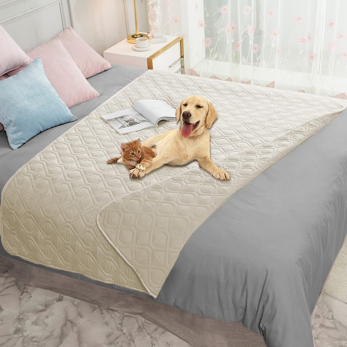 Reversible Pet Blanket for Furniture & Beds
