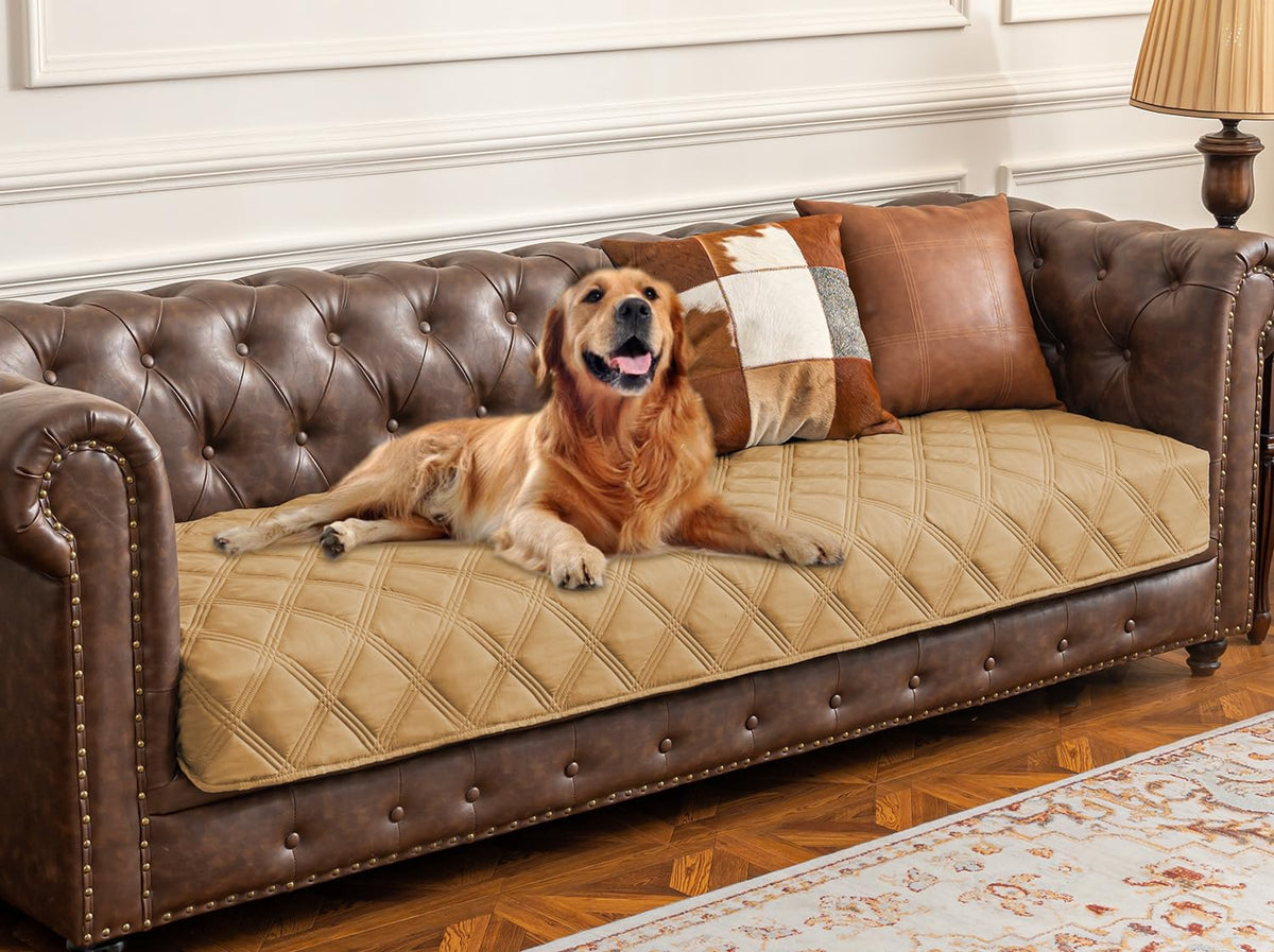 Reversible Quilted Pet Furniture Cover