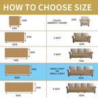 Faux Fur Pet Couch Cover with Non-Slip Back